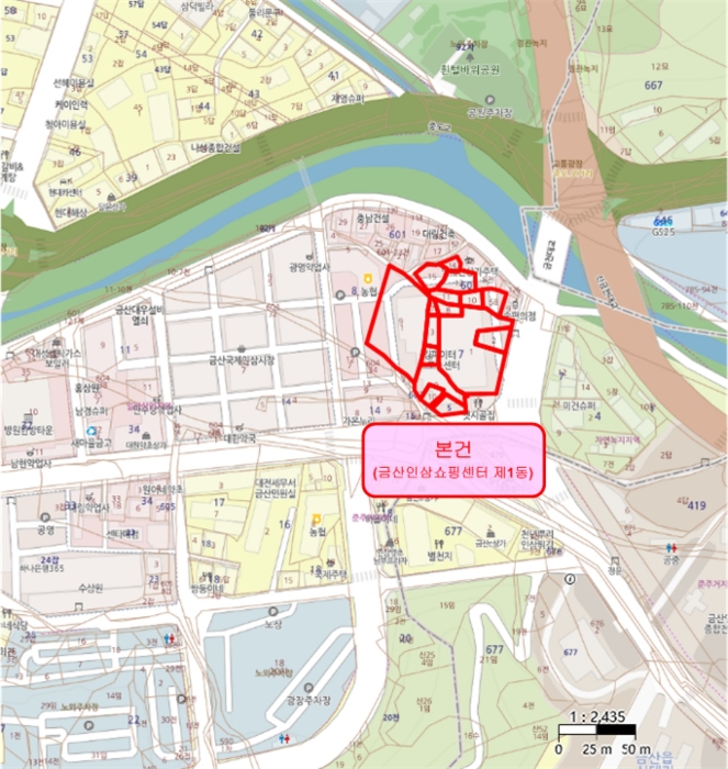 충남 금산군 금산읍 중도리 7-1, 1동 2층2025호 외 5개호 외 15필지 근린상가 경매 사진 32