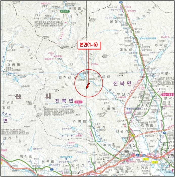 경상남도 창원시 마산합포구 진북면 영학리 41 외 2필지 임야 경매 사진 6