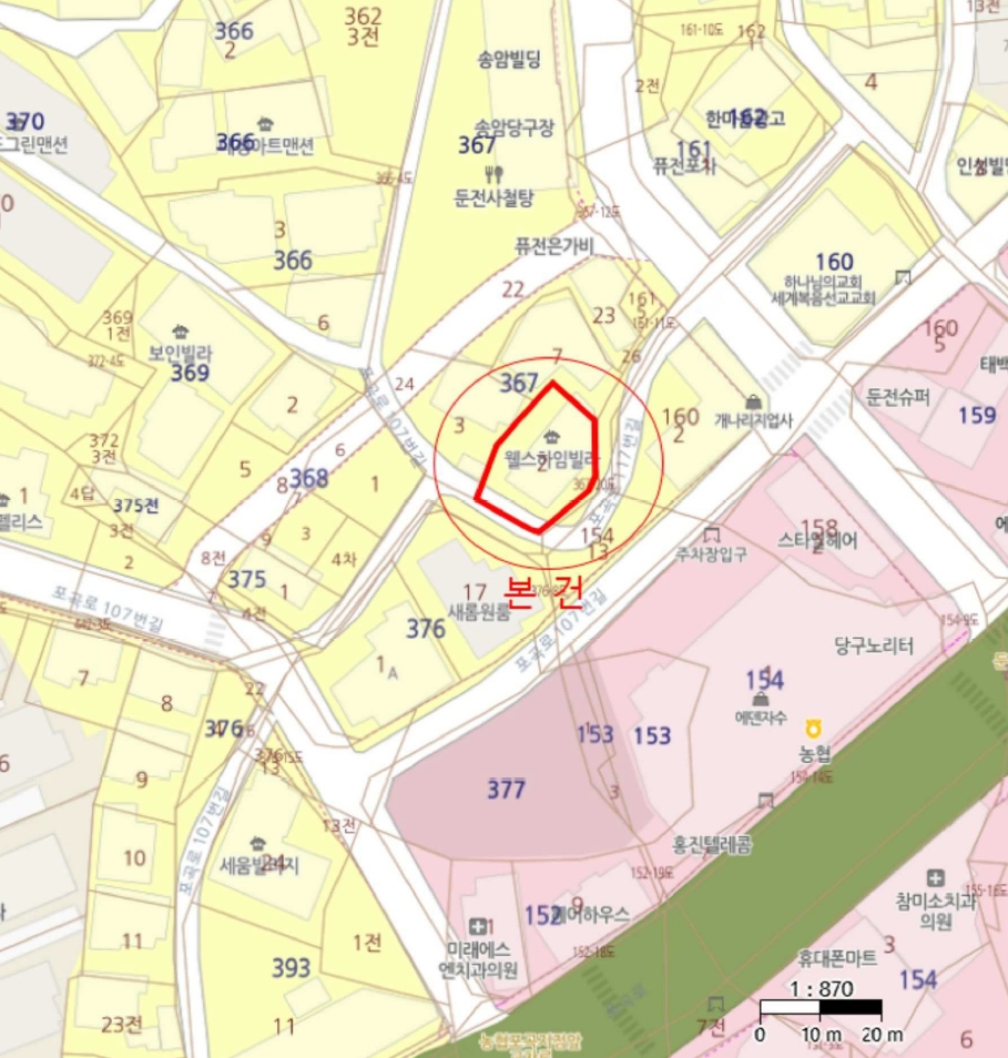 경기 용인시 처인구 포곡읍 둔전리 367-2, 4층402호 (웰스하임) 다세대주택 경매 사진 11