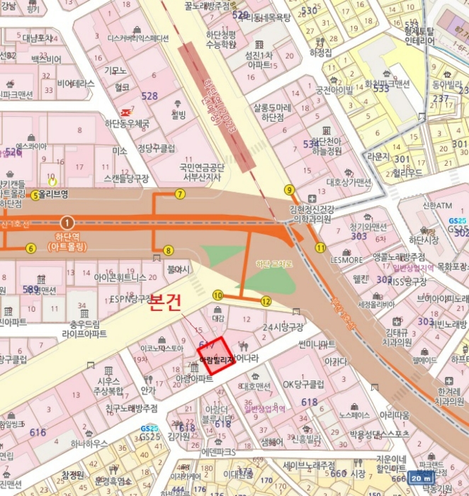 부산 사하구 하단동 617-4, 101동 11층1101호 (하단동,아람빌리지) 오피스텔(주거) 경매 사진 5
