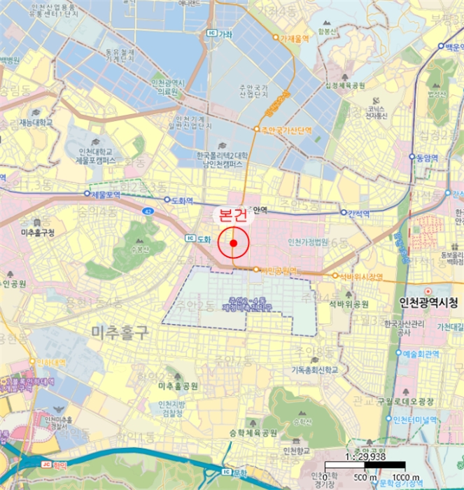 인천 미추홀구 주안동 215-8, 3층302호 (주안동,창우빌라트2) 외 1필지 오피스텔(주거) 경매 사진 10
