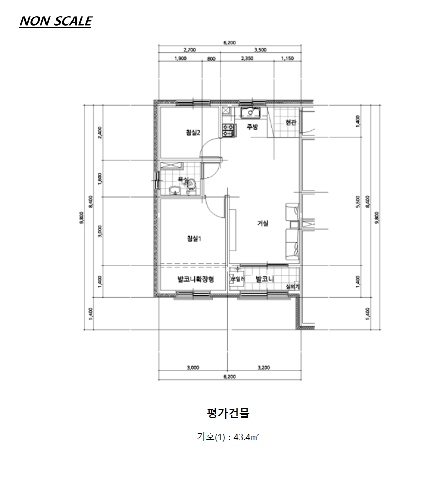 강원특별자치도 홍천군 홍천읍 연봉리 106-3, 2층201호 (비발디힐) 연립주택 경매 사진 6