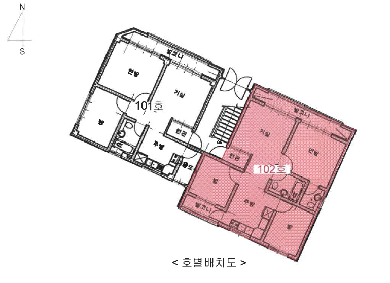 경기 안산시 상록구 부곡동 632, 1층102호 다세대주택 경매 사진 10