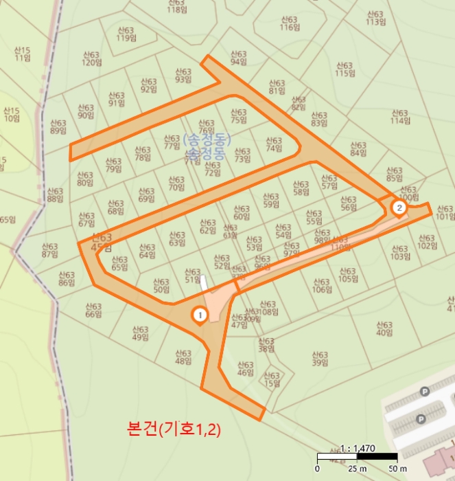 경기도 광주시 송정동 산63-45 임야 경매 사진 12