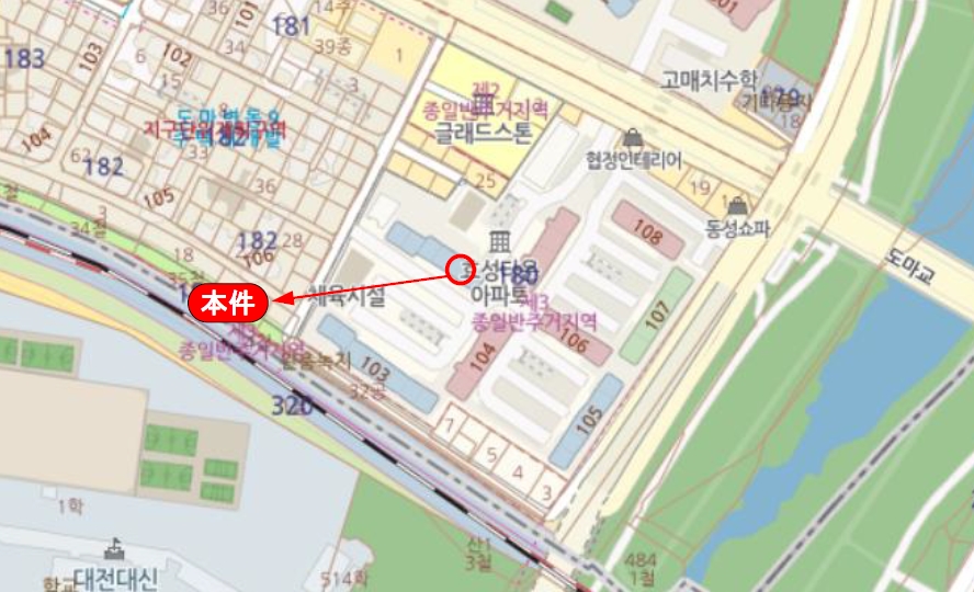 대전 서구 도마동 180-2, 102동 3층305호 (도마동,효성타운) 아파트 경매 사진 11