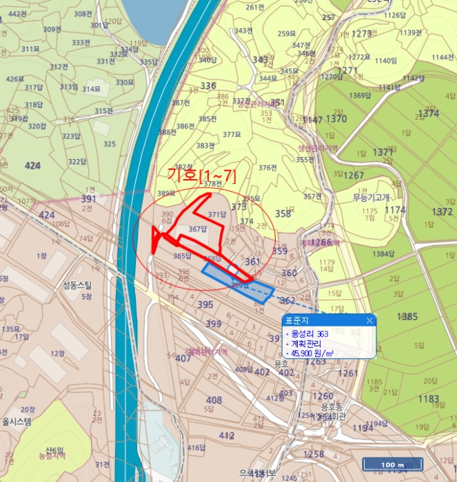 경상남도 함안군 칠서면 용성리 366 외 2필지 전 경매 사진 6