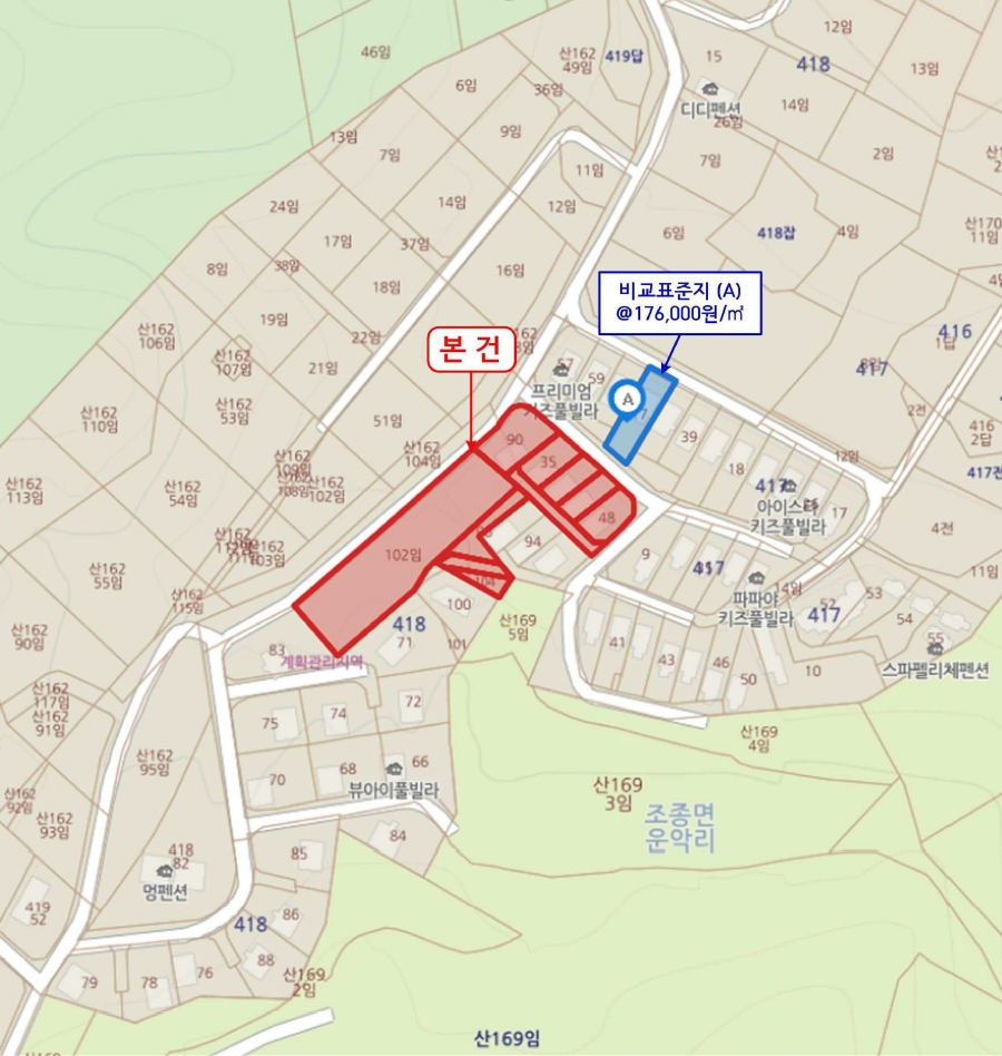 경기도 가평군 조종면 운악리 418-35 외 15필지 숙박시설 경매 사진 95