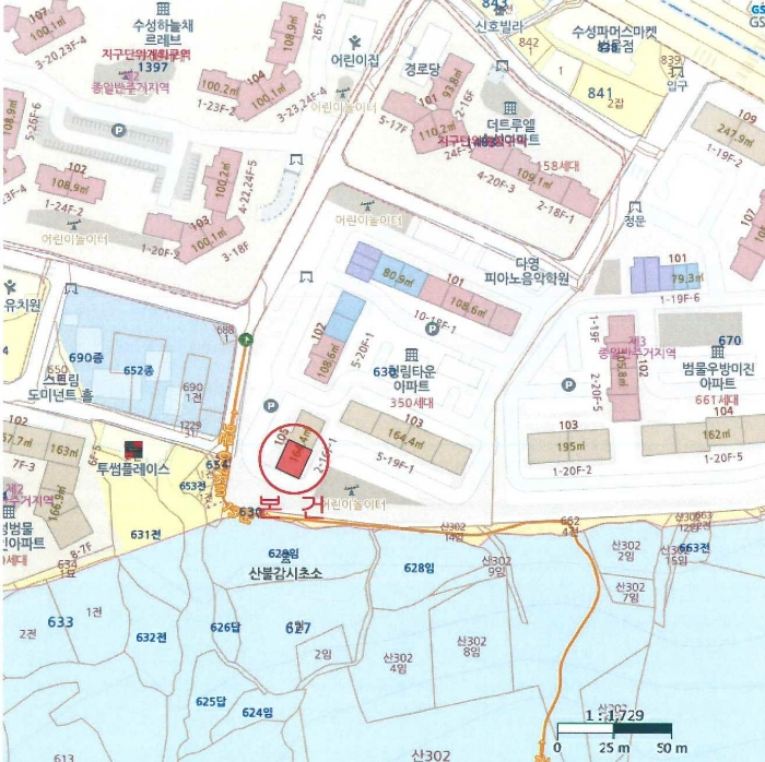 대구 수성구 범물동 630, 105동 11층1102호 (범물동,범물청림타운) 아파트 경매 사진 9
