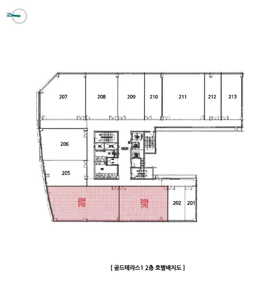 울산 북구 송정동 1232-1, 2층203호 (송정동,골드테라스1) 외 1필지 근린상가 경매 사진 10