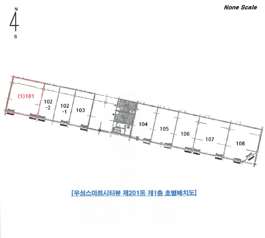 경남 양산시 물금읍 가촌리 1284, 201동 1층101호 (우성스마트시티뷰) 근린상가 경매 사진 7