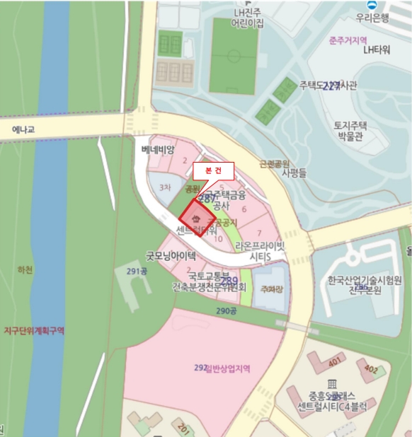 경남 진주시 충무공동 287-9, 1층107호 (충무공동,센트럴타워) 근린상가 경매 사진 10