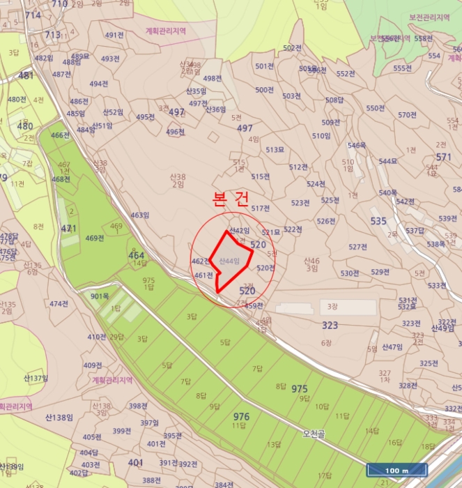경상남도 의령군 지정면 오천리 산44 임야 경매 사진 11
