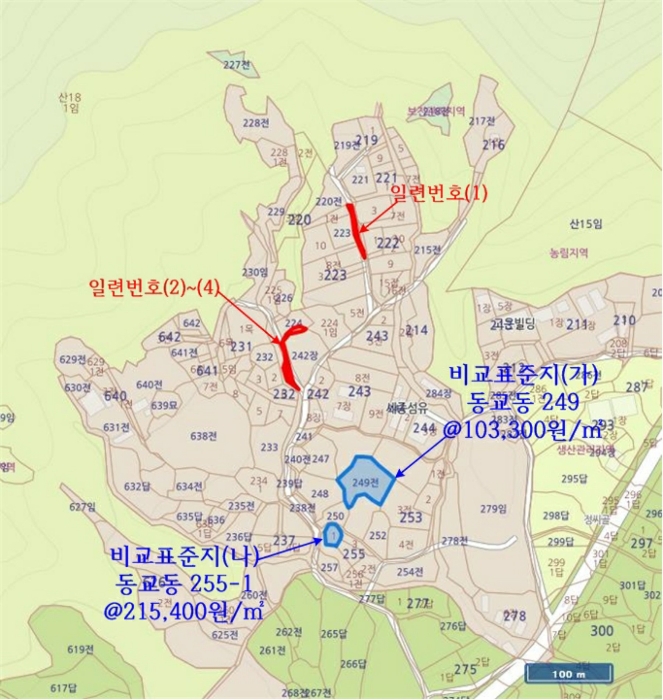 경기도 포천시 동교동 242-1 외 2필지 대지 경매 사진 15