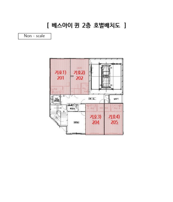 부산 부산진구 전포동 653-11, 2층201호 (전포동,베스아이 퀸) 외 1필지 오피스텔(주거) 경매 사진 8