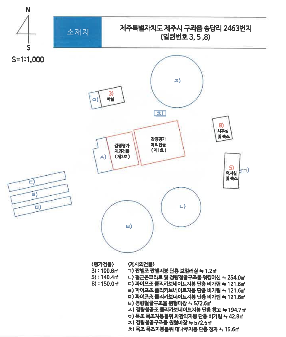 제주특별자치도 제주시 구좌읍 송당리 2462 외 4필지 동물및식물관련시설 경매 사진 42