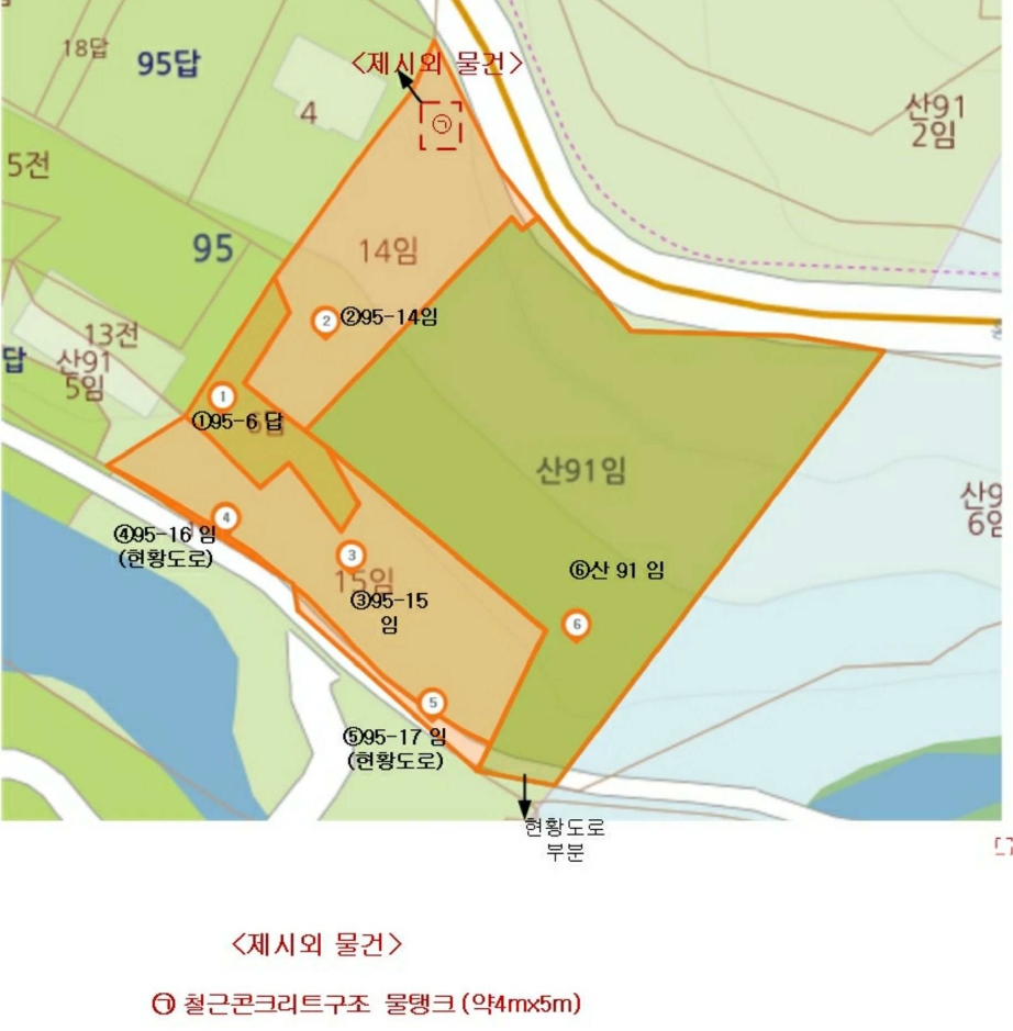 경상남도 양산시 상북면 대석리 95-6 외 5필지 답 경매 사진 13