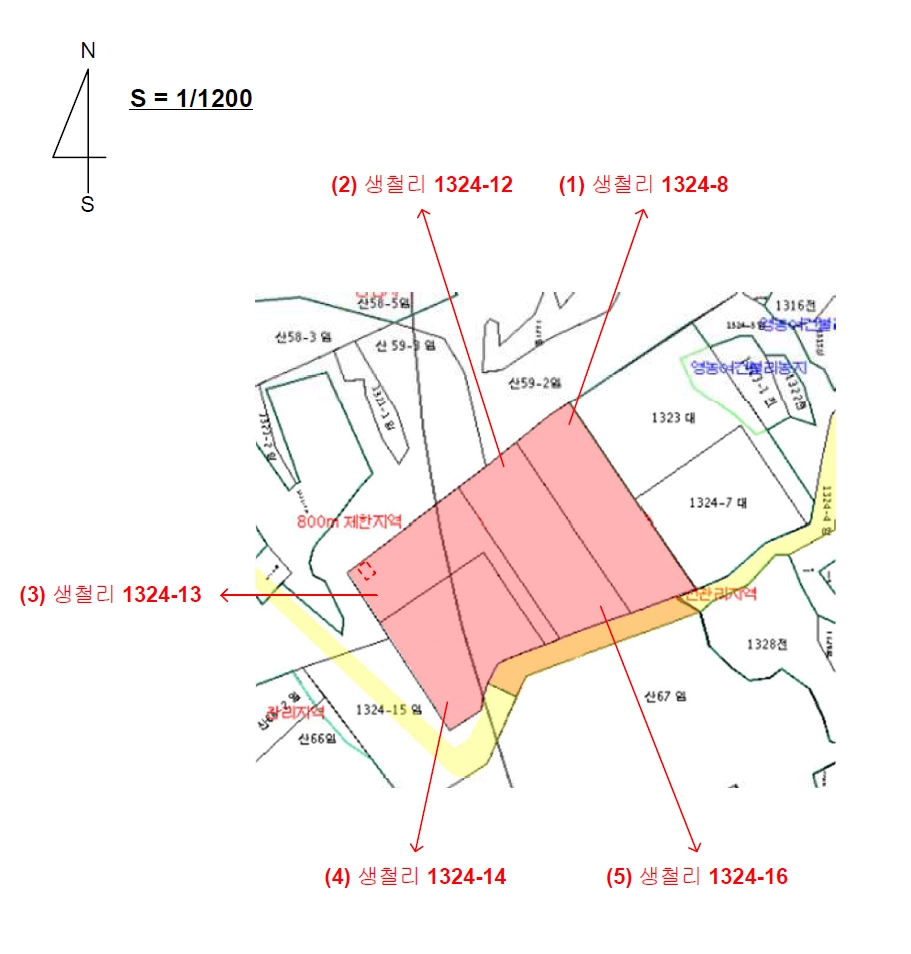 경상남도 김해시 생림면 생철리 1324-8 외 4필지 임야 경매 사진 21