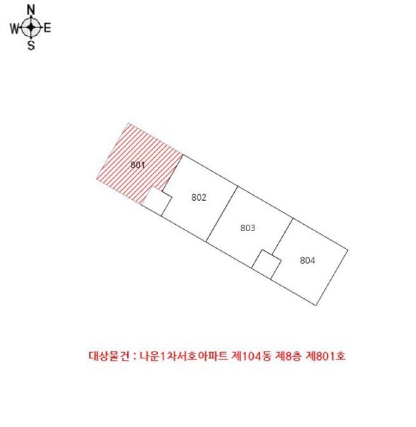전북특별자치도 군산시 나운동 153-12, 104동 8층 801호 (나운동,나운1차서호아파트) 아파트 경매 사진 8