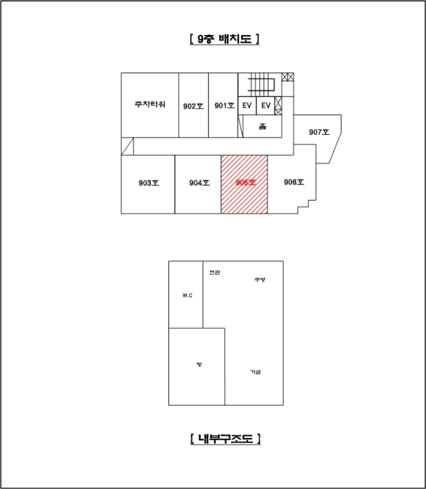 경기 구리시 수택동 419-21, 9층 905호 (수택동,구리더케이타워) 외 3필지 오피스텔(주거) 경매 사진 11