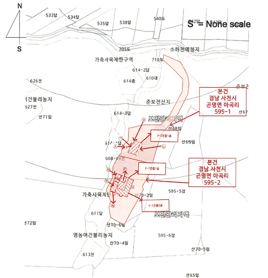 경남 사천시 곤명면 마곡리 595-2 외 1필지 묘지관련시설 경매 사진 27