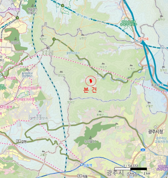 경기도 광주시 남한산성면 불당리 산75-3 임야 경매 사진 28