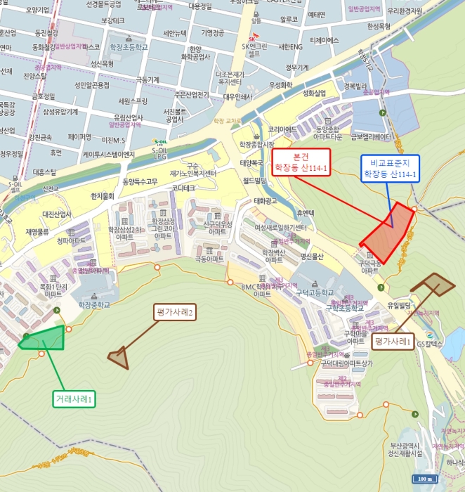 부산광역시 사상구 학장동 산114-1 임야 경매 사진 18