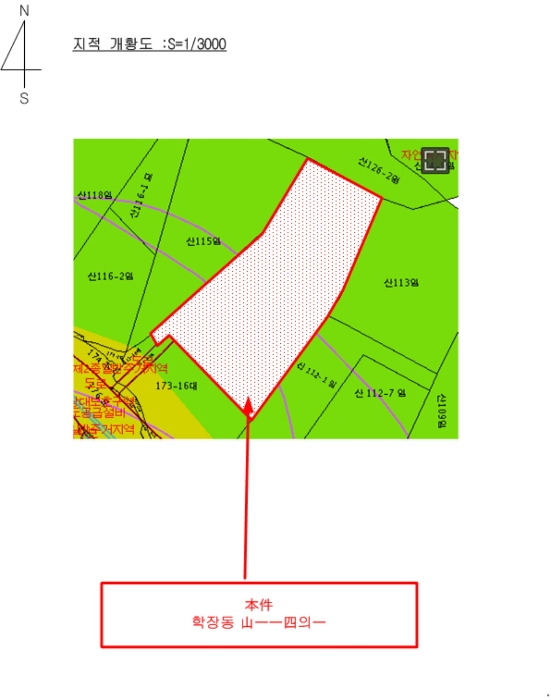부산광역시 사상구 학장동 산114-1 임야 경매 사진 19