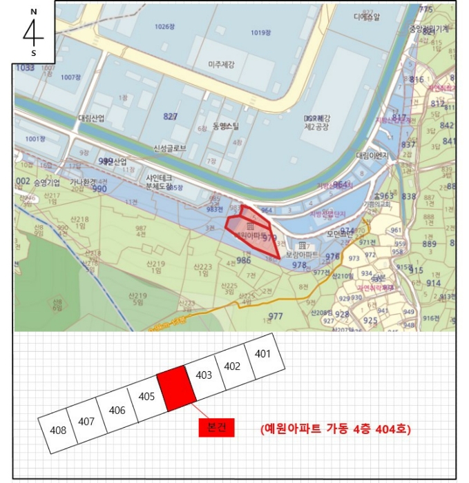 전남 순천시 서면 압곡리 979-1, 가동 4층404호 외 1필지 아파트 경매 사진 8