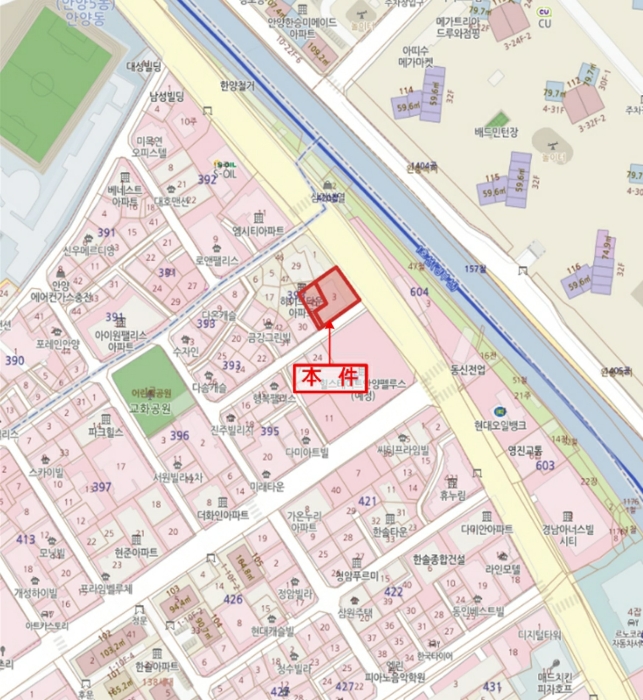 경기 안양시 만안구 안양동 393-3, 5층501호 (안양동,하이트타운아파트) 외 1필지 오피스텔(주거) 경매 사진 23
