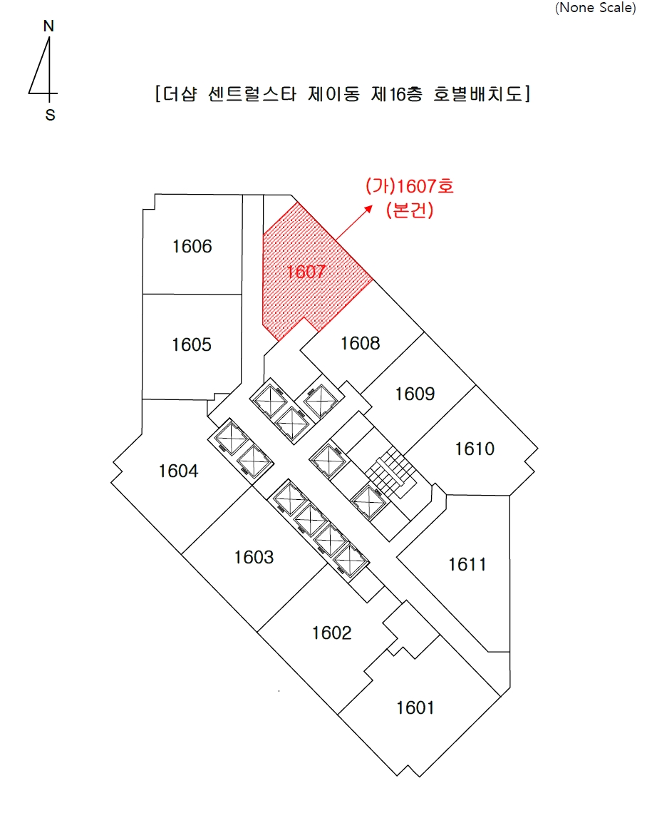 부산 부산진구 부전동 537-9, 이동 16층1607호 (부전동,더샵 센트럴스타) 오피스텔(주거) 경매 사진 8