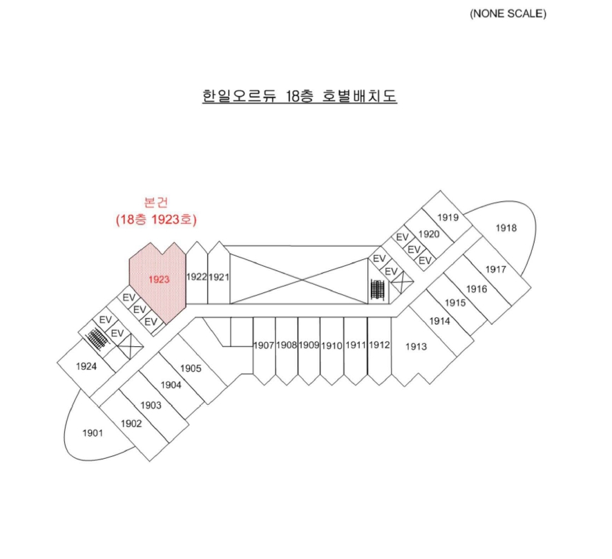 부산 해운대구 우동 1435-3, 18층1923호 (우동,한일오르듀) 오피스텔(주거) 경매 사진 7
