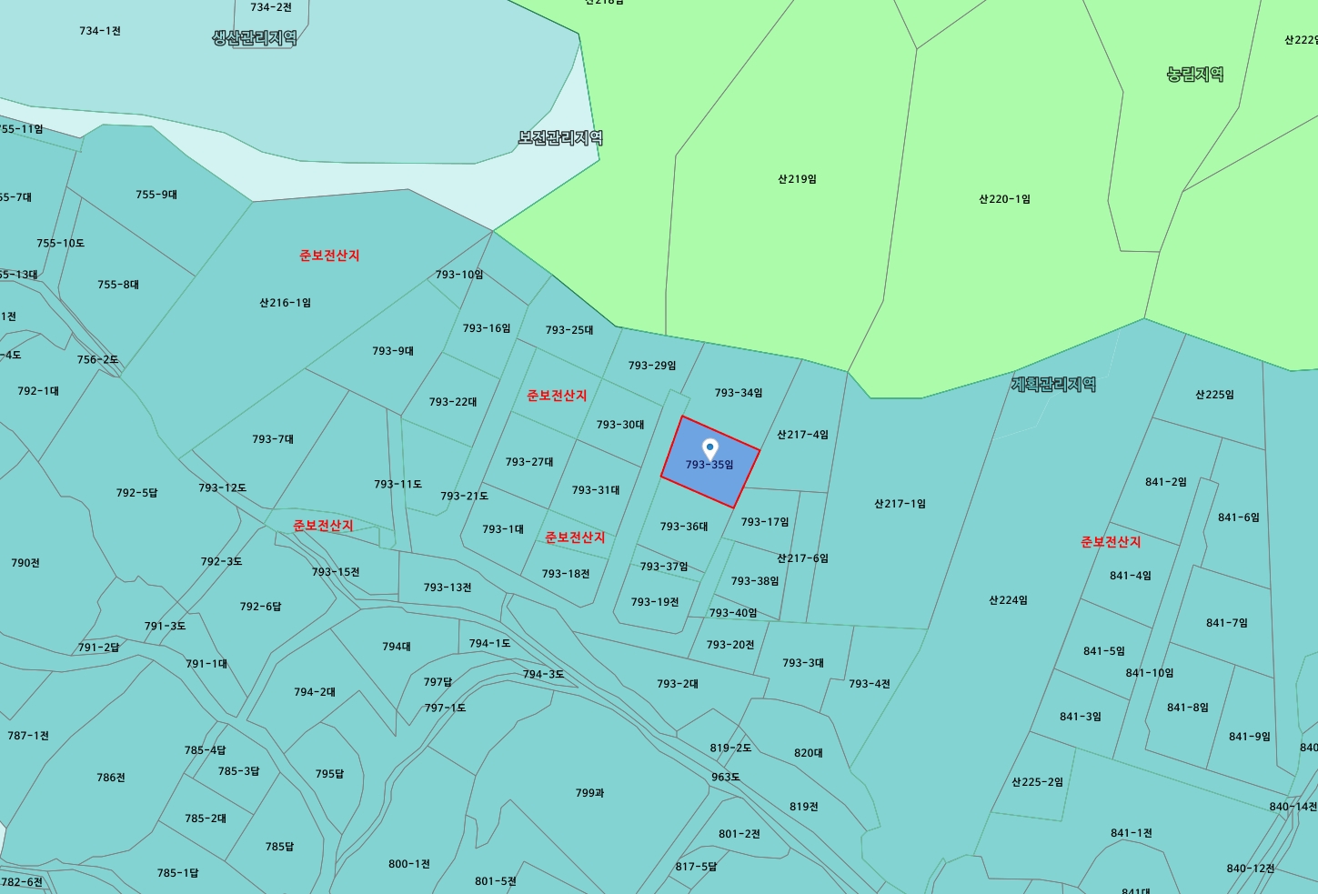 인천광역시 강화군 강화읍 국화리 793-34 외 2필지 임야 경매 사진 10