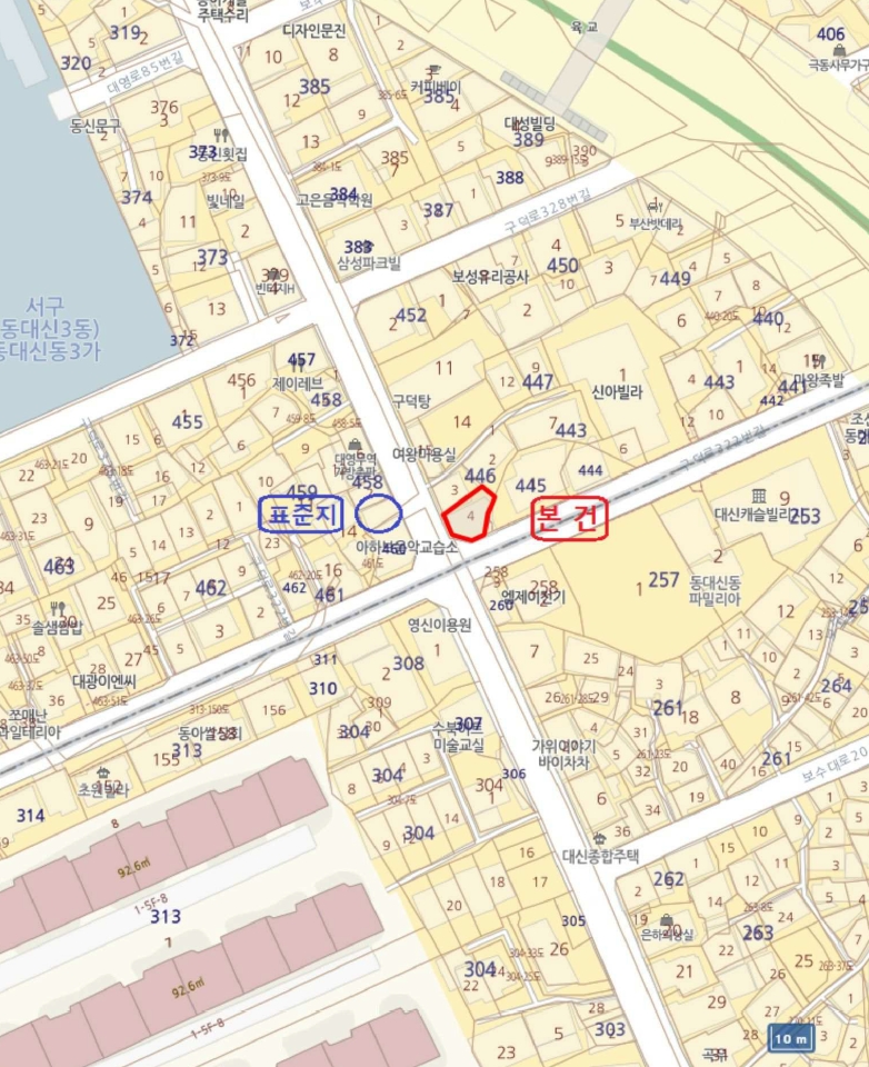 부산광역시 서구 동대신동3가 446-4 대지 경매 사진 15
