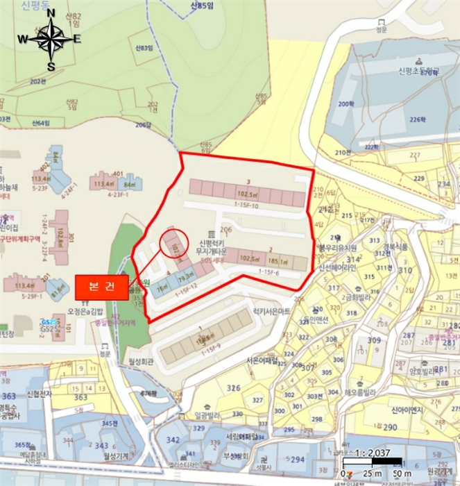 부산 사하구 신평동 206-1, 4동 11층1111호 (신평동,신평럭키무지개타운) 아파트 경매 사진 7