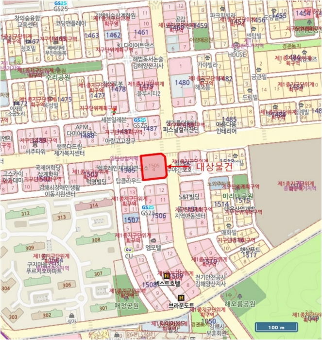 경남 김해시 삼계동 1505-4, 2층207호 (삼계동,코아루센텀오피스텔) 외 3개호 근린상가 경매 사진 11