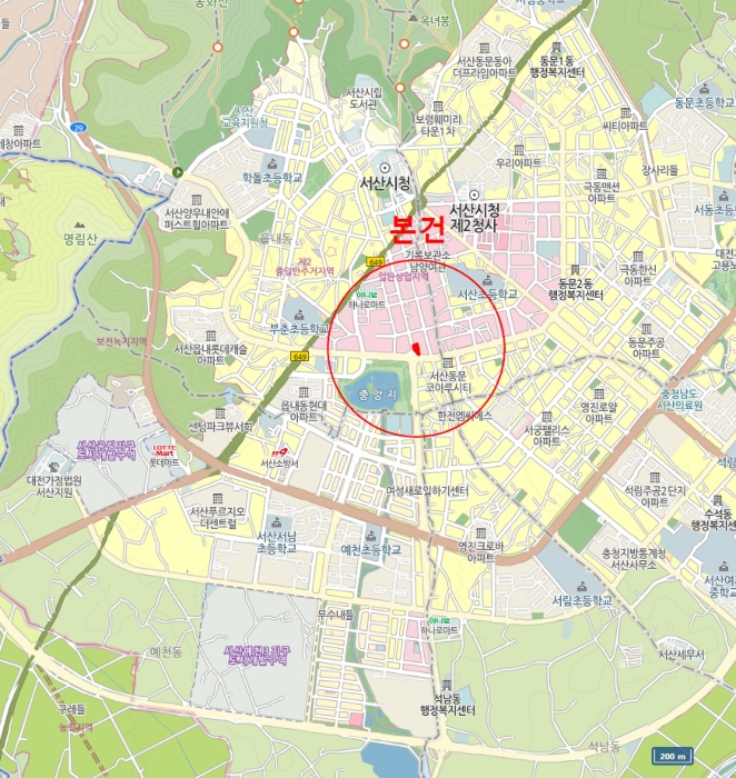 충청남도 서산시 읍내동 101-1 케이제이씨서산프라자 3층301호 외 6필지 근린상가 경매 사진 12