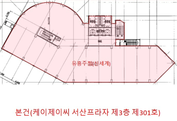 충청남도 서산시 읍내동 101-1 케이제이씨서산프라자 3층301호 외 6필지 근린상가 경매 사진 13