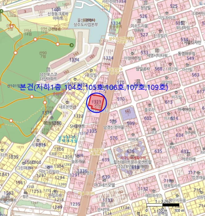 울산 남구 신정동 1323-50, 지1층104호 (신정동,수아지오시티) 근린상가 경매 사진 5