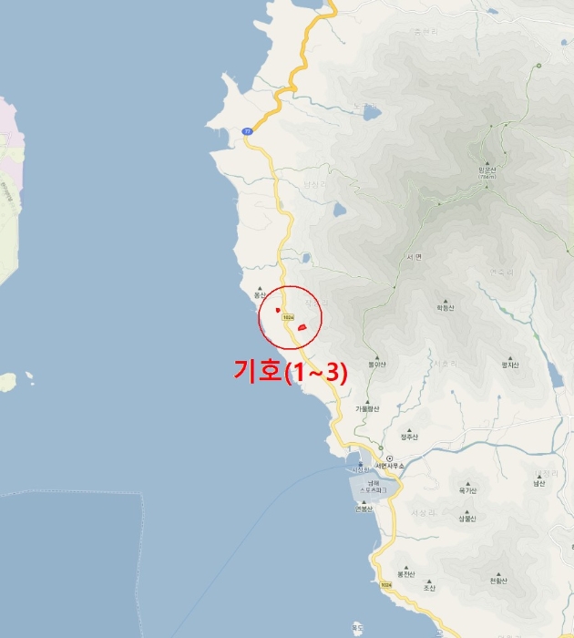 경상남도 남해군 서면 작장리 산124 임야 경매 사진 5