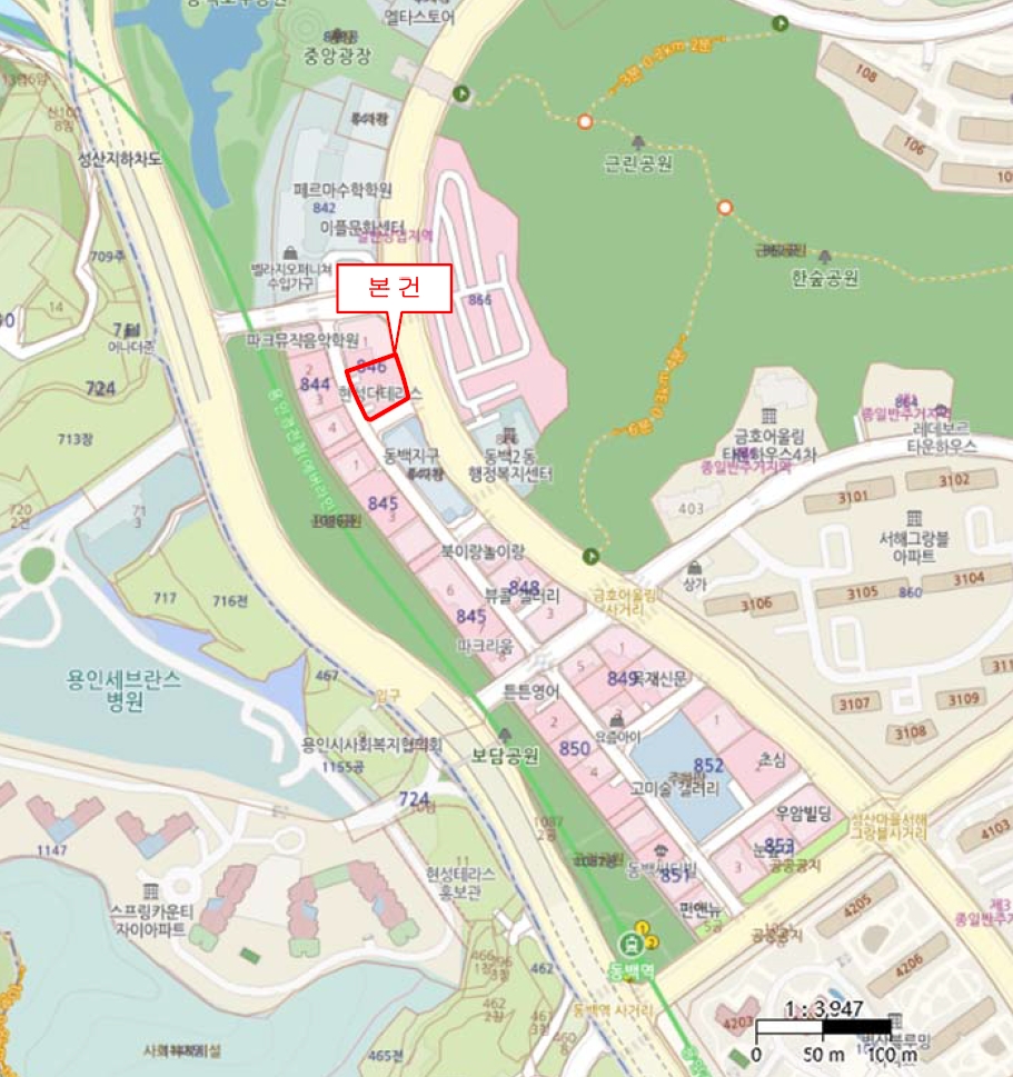 경기 용인시 기흥구 중동 846-2, 1층109호 (중동,용인동백역현성더테라스) 근린상가 경매 사진 8