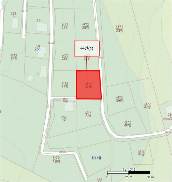 경상남도 산청군 단성면 청계리 산72-32 임야 경매 사진 16