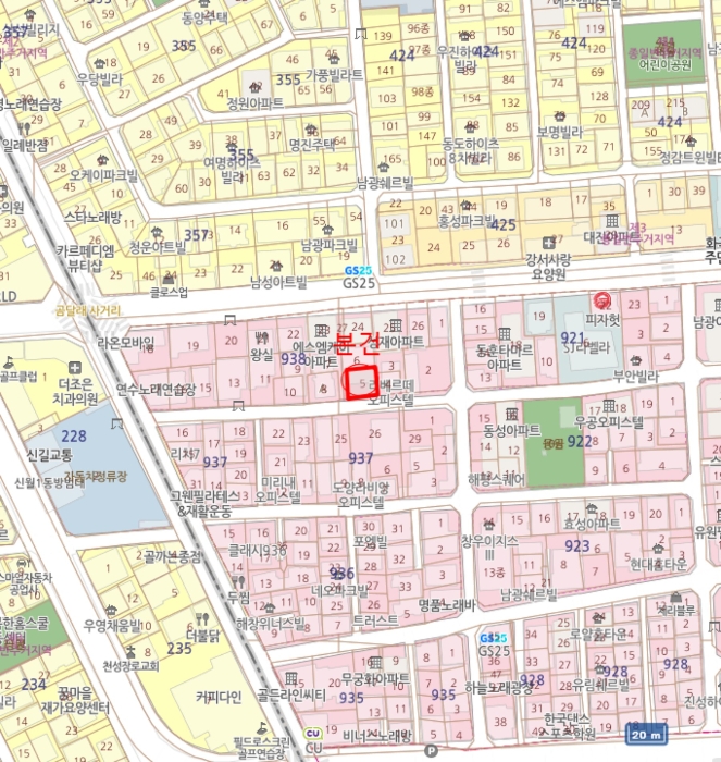 서울 강서구 화곡동 938-5, 제7층 제701호 (화곡동, 웰타운비) 외 1필지 오피스텔(주거) 경매 사진 9