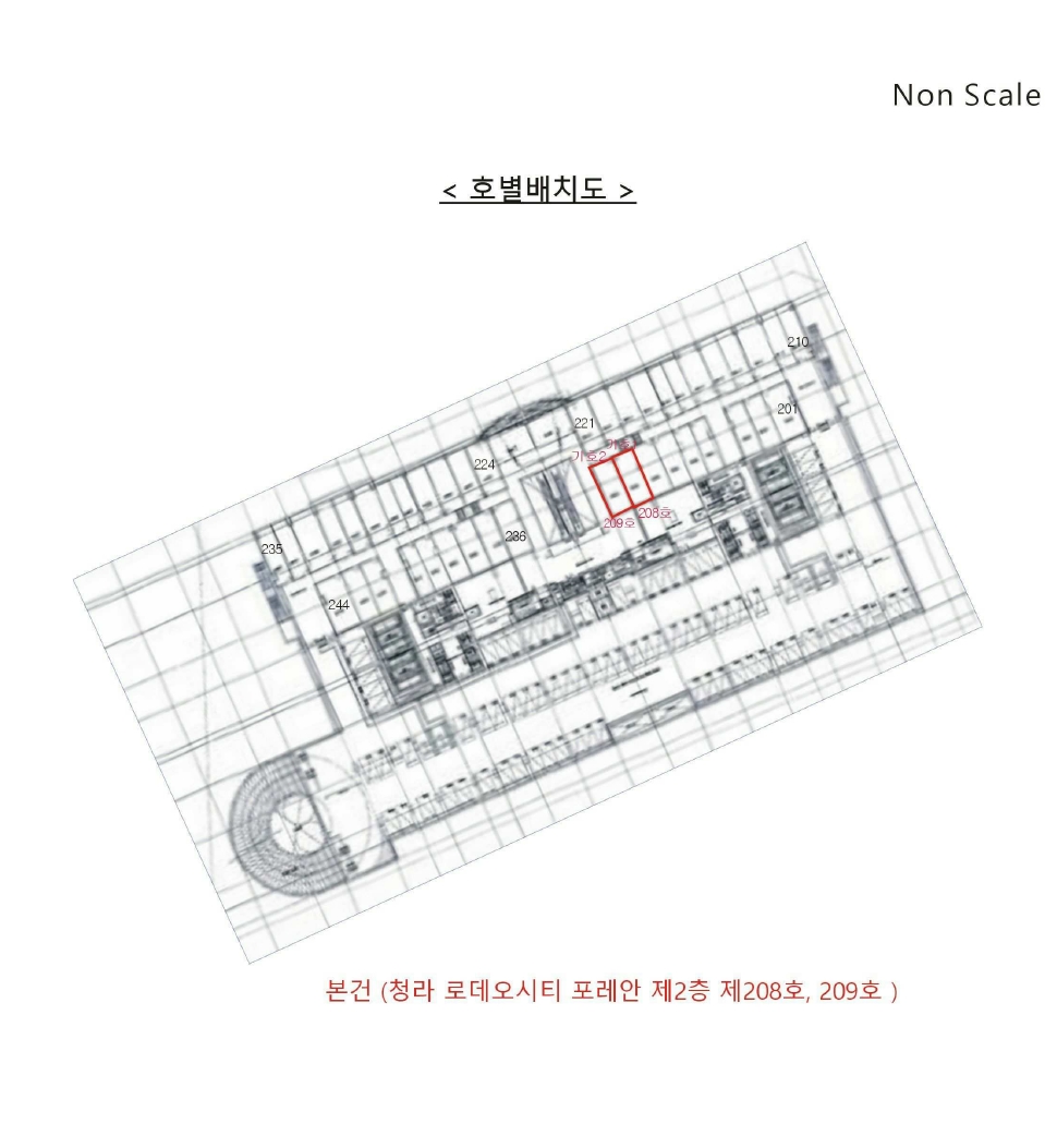 인천 서구 경서동 경서3구역도시개발지구25블록2로트, 청라로데오시티포레안 2층208호 근린상가 경매 사진 14