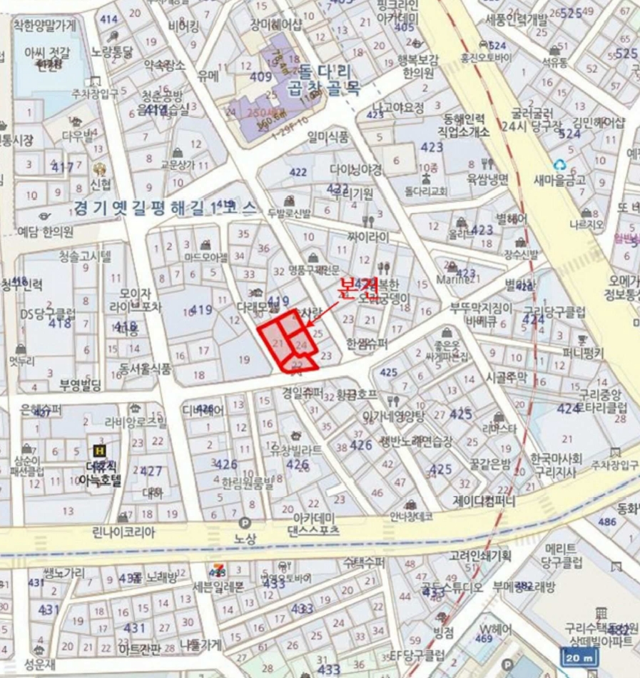 경기 구리시 수택동 419-21, 8층805호 (수택동,구리더케이타워) 외 3필지 오피스텔(주거) 경매 사진 7
