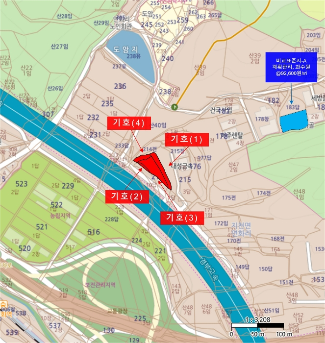 경상북도 칠곡군 지천면 연화리 218-2 답 경매 사진 5