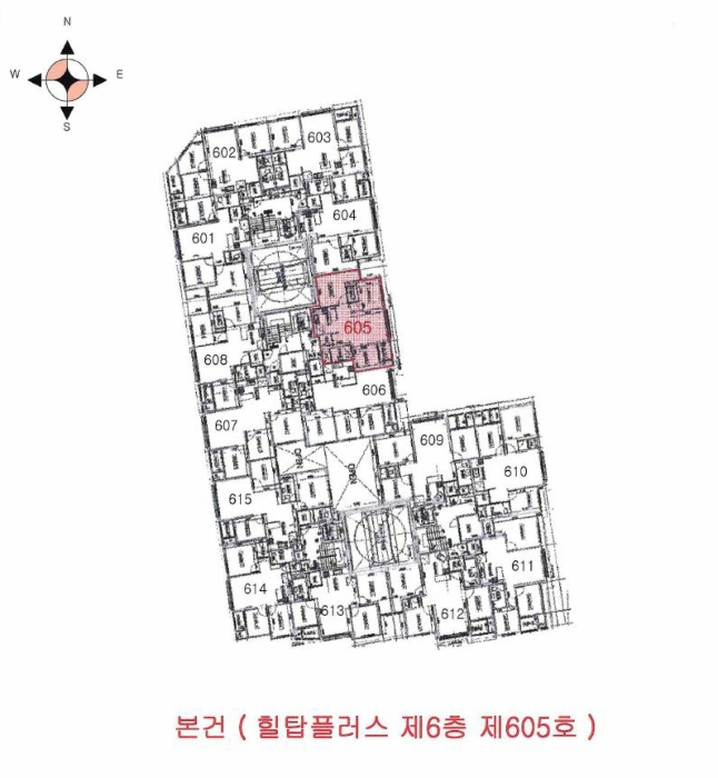 인천 미추홀구 주안동 202-1, 6층605호 (주안동,힐탑플러스) 외 2필지 오피스텔(주거) 경매 사진 9