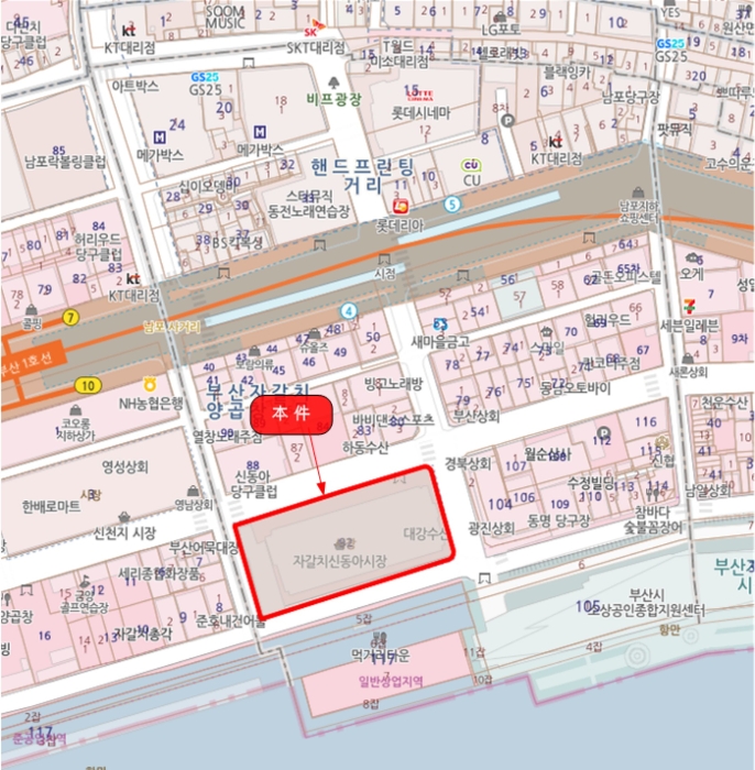 부산 중구 남포동5가 92, 2층107호 (남포동5가,신동아상가) 외 1개호 근린상가 경매 사진 5