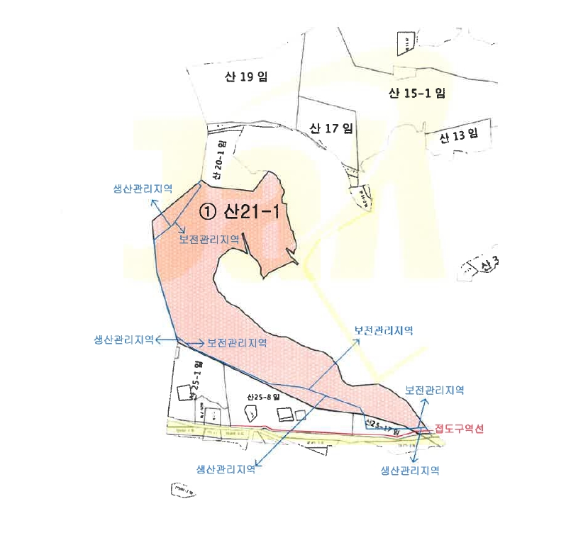 경상남도 하동군 옥종면 대곡리 산21-1 임야 경매 사진 7