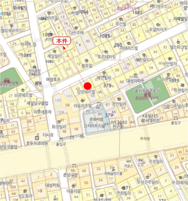서울 강서구 화곡동 379-42, 제101동 제2층 제203호 (화곡동, 삼성쉐르빌) 외 1필지 도시형생활주택 경매 사진 9