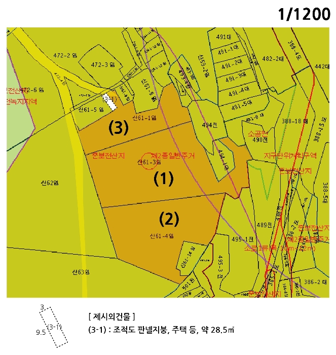부산광역시 서구 암남동 산61-3 외 2필지 임야 경매 사진 14
